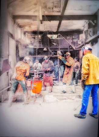 Pouring Bronze